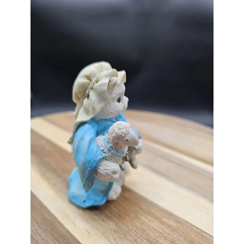 Enesco 1993 Priscilla Hillman Sharing The Gift Of Friendship Cat Figurine Number